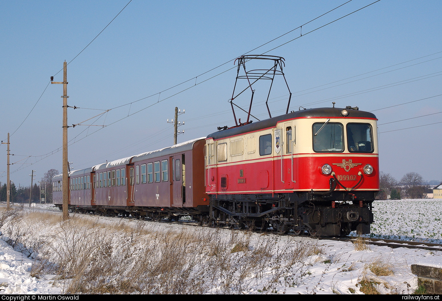 ÖBB 1099 002 in Klangen Maraizellerbahn | St.Pölten - Mariazell Railwayfans