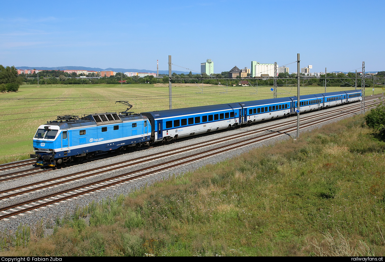 České dráhy 150.205 in Přerov - Replacement train for a cancelled Pendolino train!  Praha - Bohumin Railwayfans