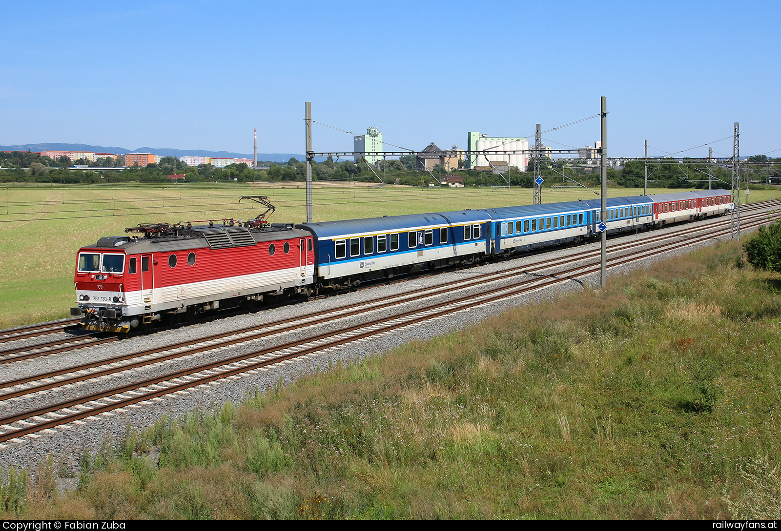 ZSSK 361.130 in Přerov Praha - Bohumin Railwayfans