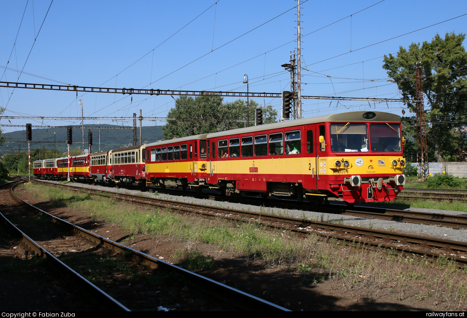 ZSSK 810.625 - Charter train for the railway museum in Vychod.  Bratislava Nove Mesto Railwayfans