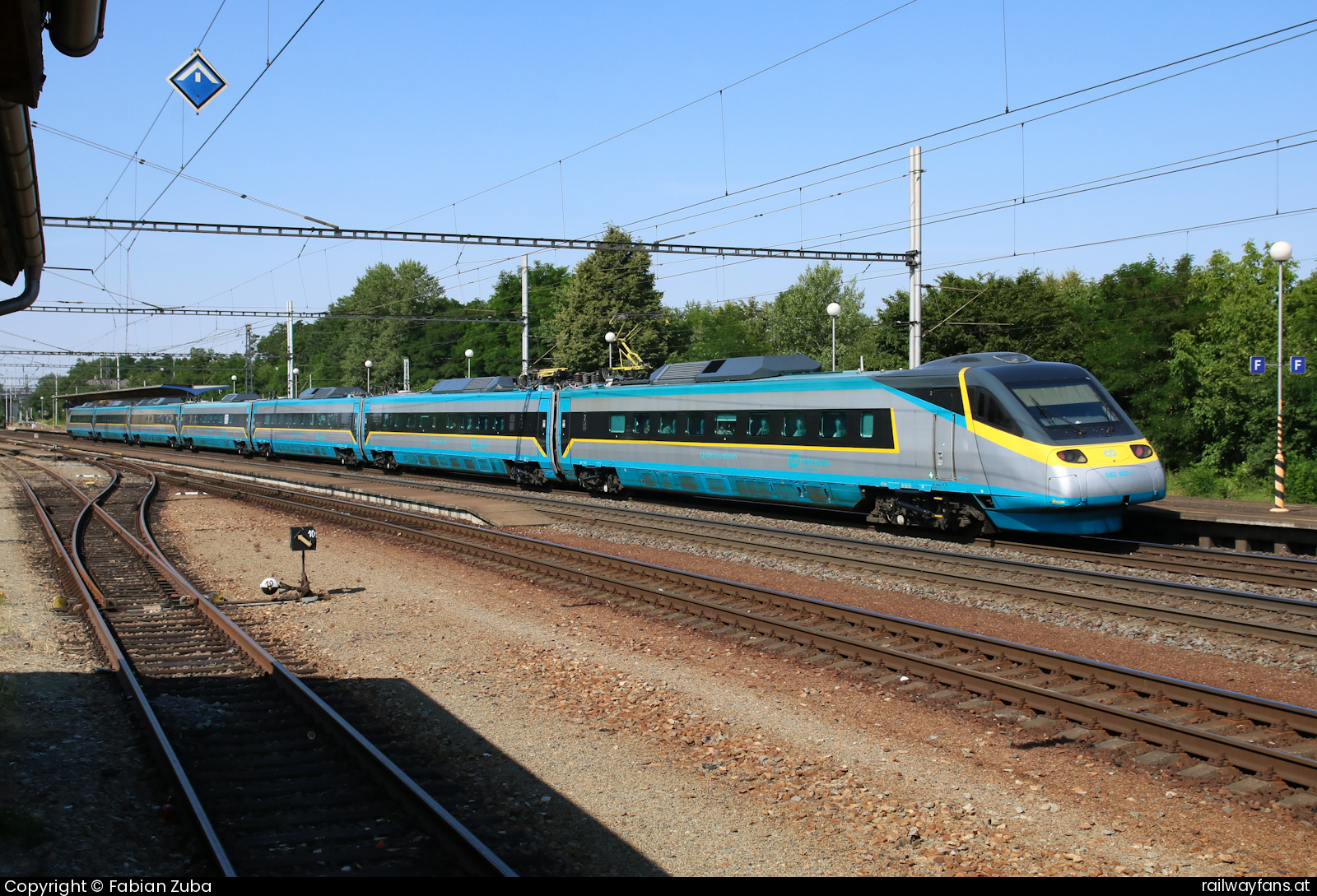 České dráhy 680.002 in Prackenbach - Supercity Pendolino  Praha - Bohumin Railwayfans