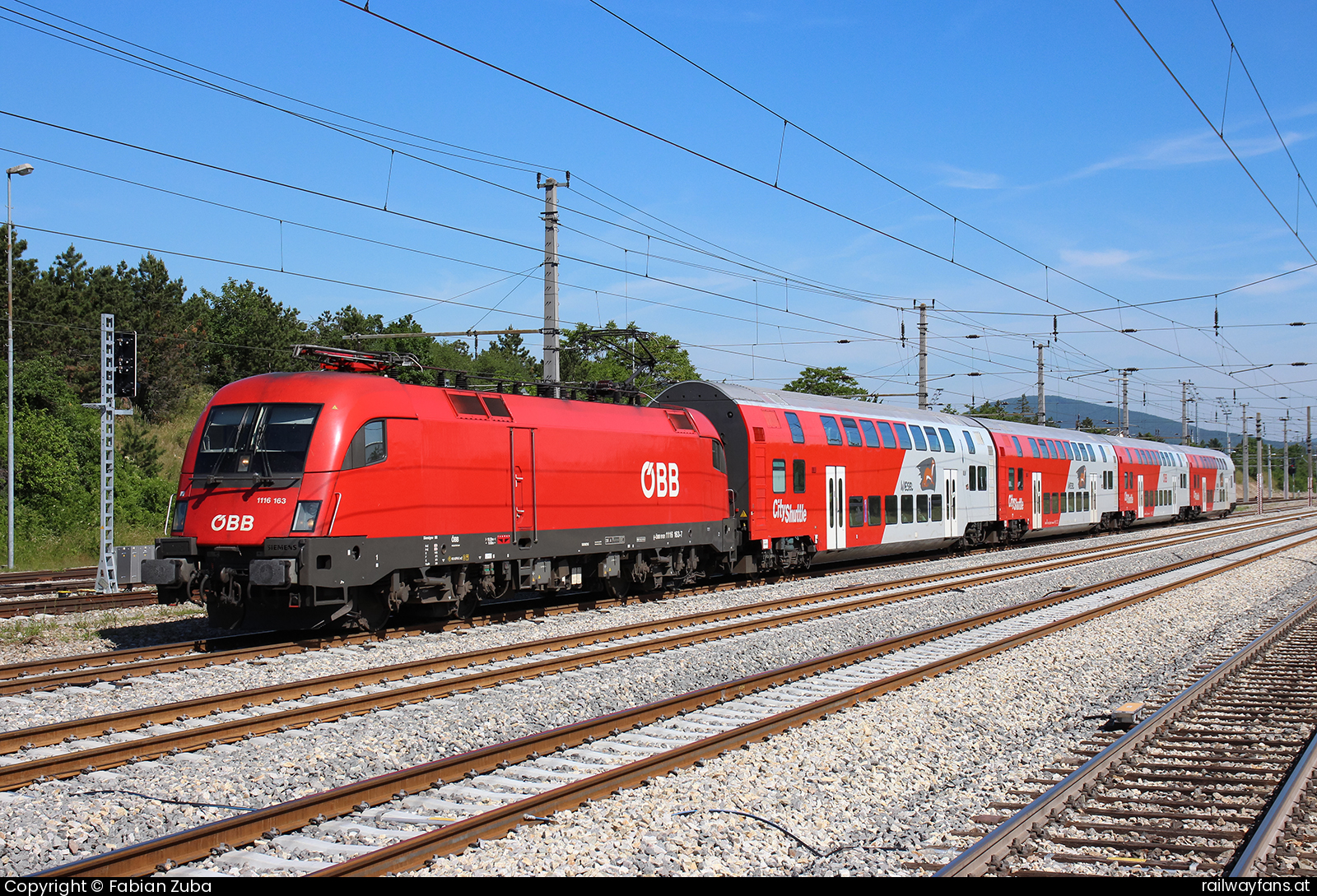 ÖBB 1116 163 Südbahn | Wien Hbf -  Spielfeld Straß Railwayfans