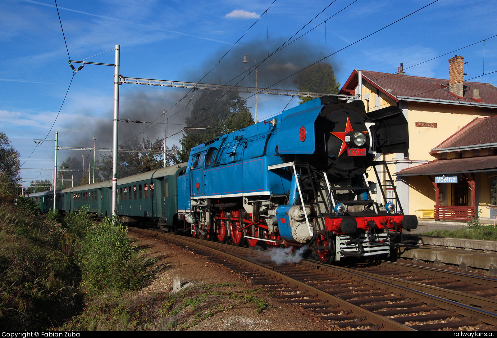 České dráhy 477.043 Ceske Budejovice - Summerau Railwayfans