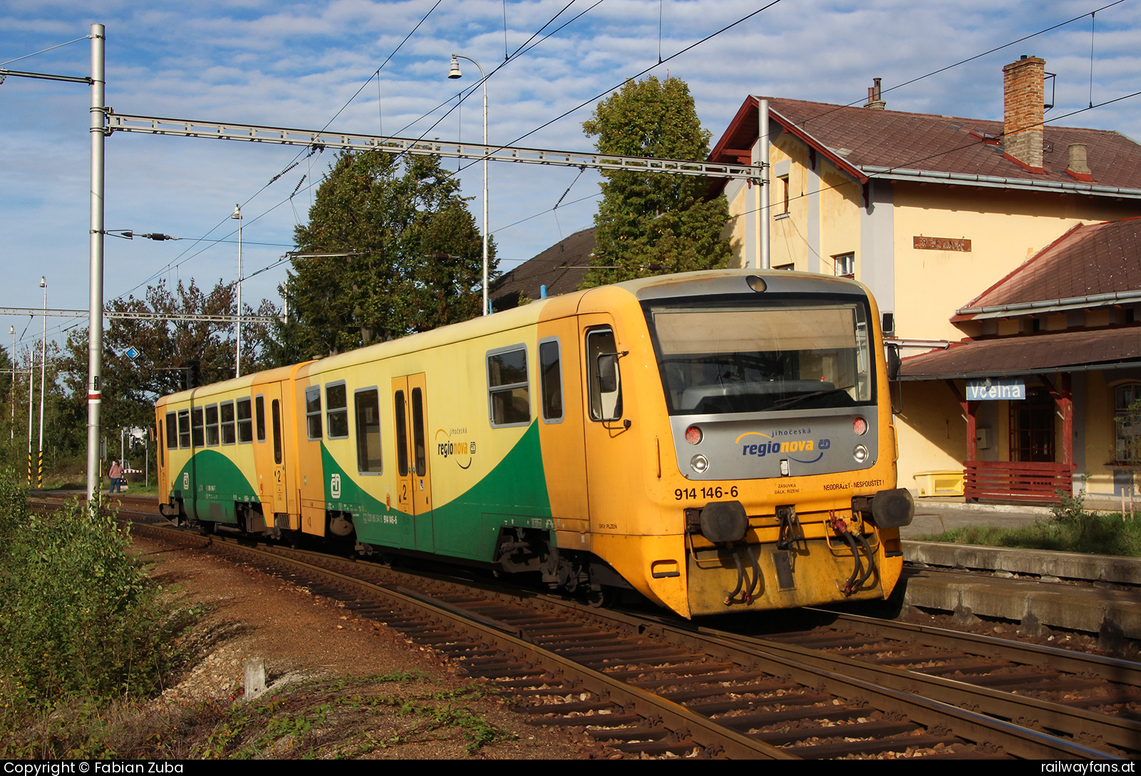 České dráhy 914.146 Ceske Budejovice - Summerau Railwayfans