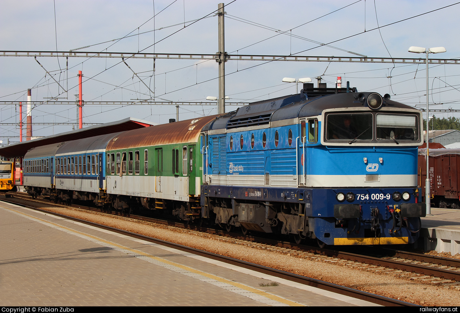 České dráhy 754.009 Veseli nad Luznici - Ceske Velenice Railwayfans