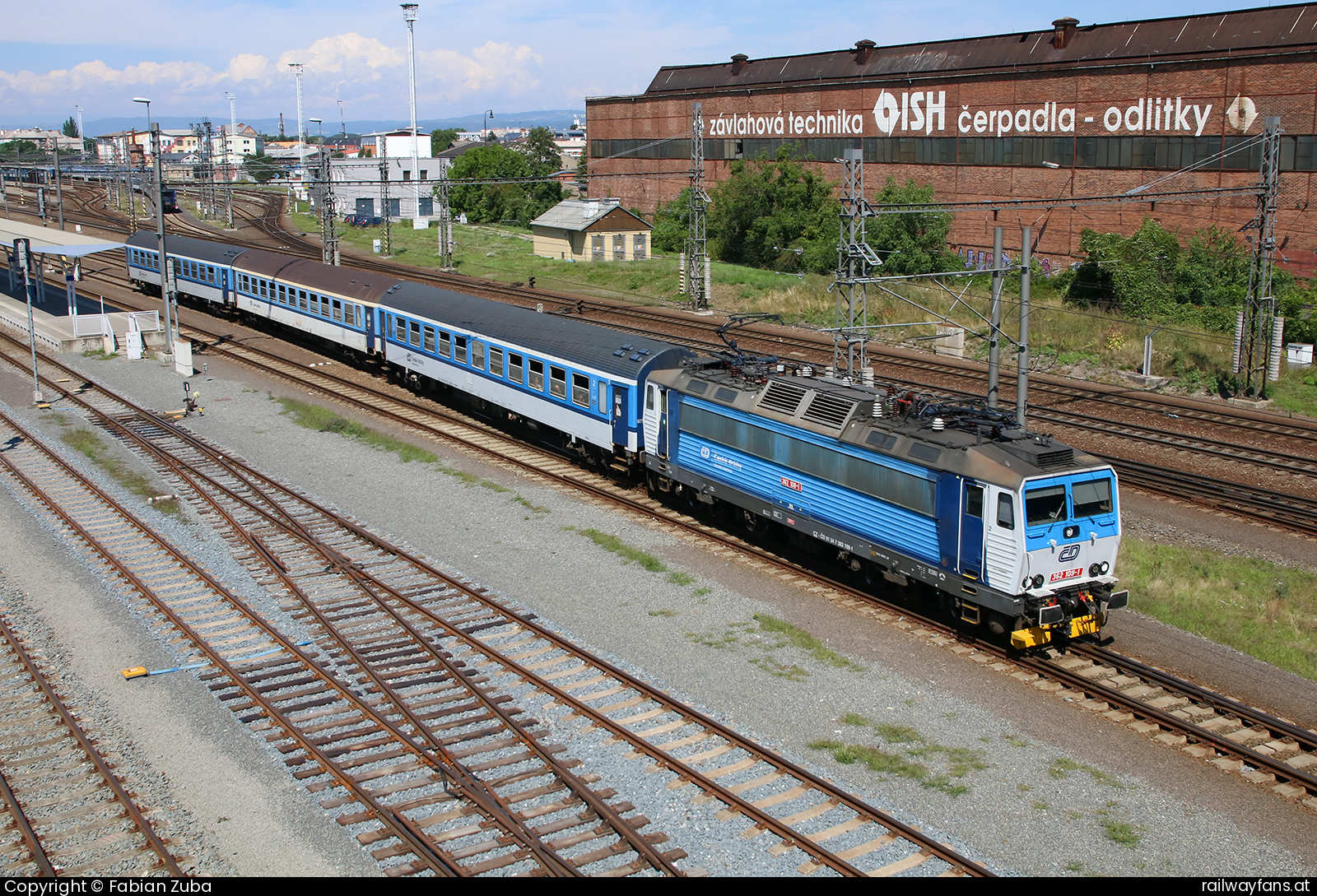 České dráhy 362 109 Olomouc hl.n. - Nezamyslice Railwayfans