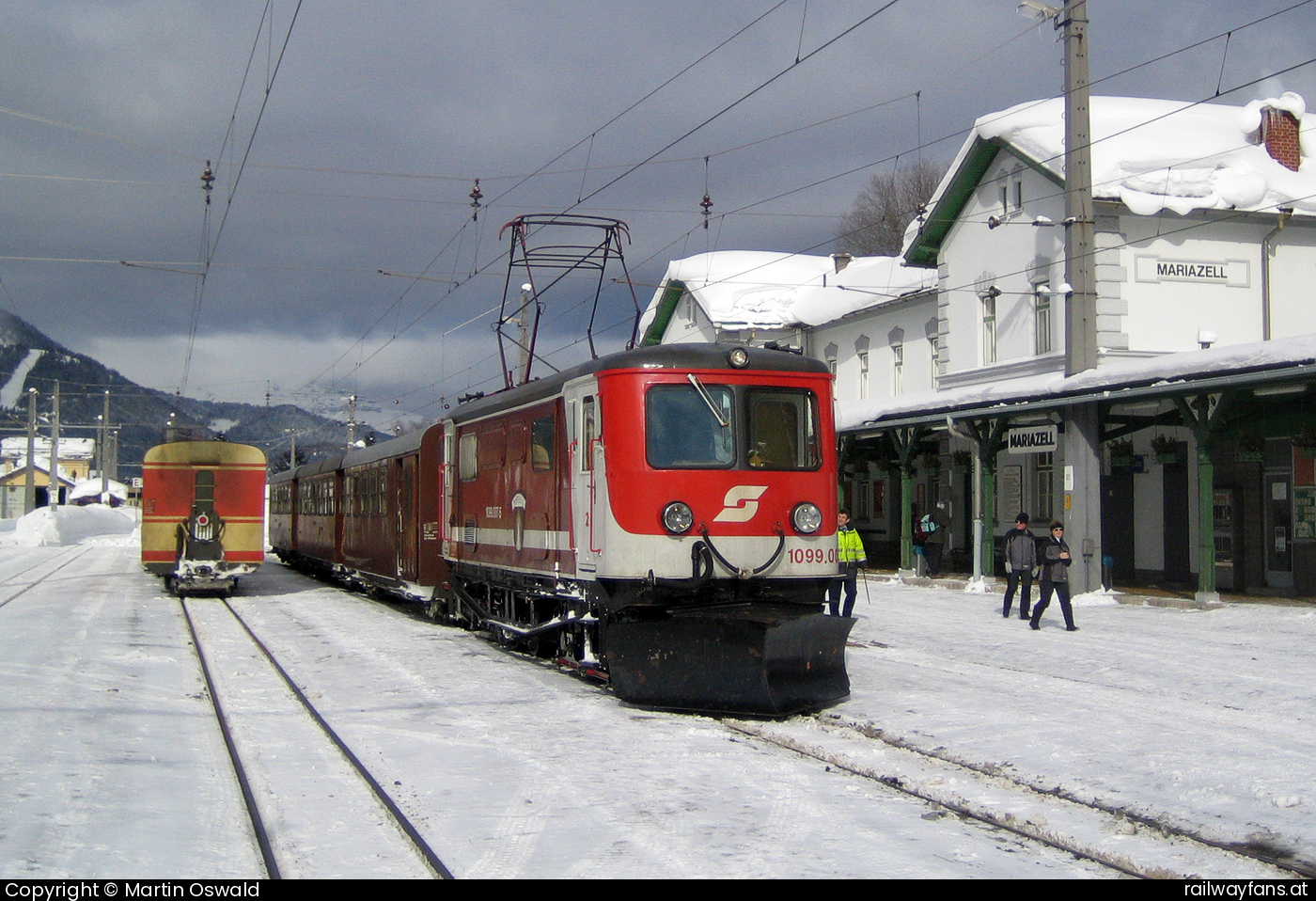 ÖBB 1099 007 in Mariazell Maraizellerbahn | St.Pölten - Mariazell Railwayfans