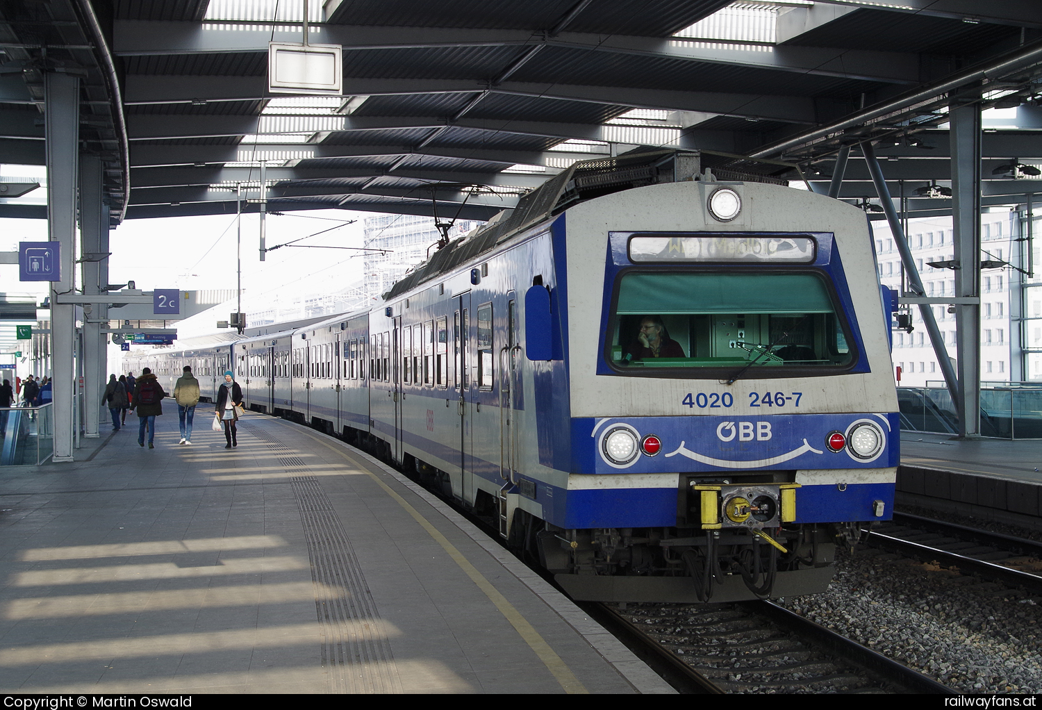 ÖBB 4020 246 in Wien Praterstern Wien Hütteldorf - Wien Praterstern Railwayfans