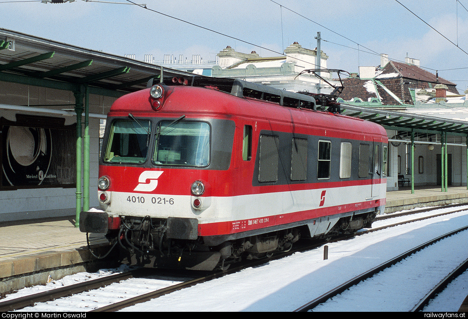 ÖBB 4010 021 in Wien Hernals Vorortelinie | Wien Hütteldorf - Wien Handelskai Railwayfans