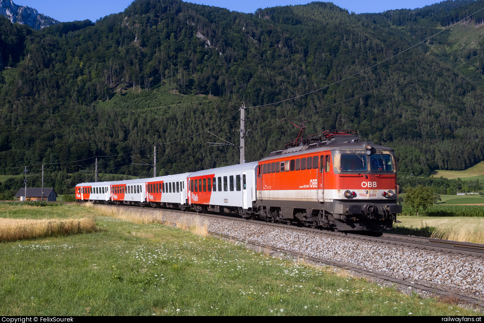 ÖBB 1142 644 in Heiligenkreuz Pyhrnbahn | Linz Hbf - Selzthal Railwayfans