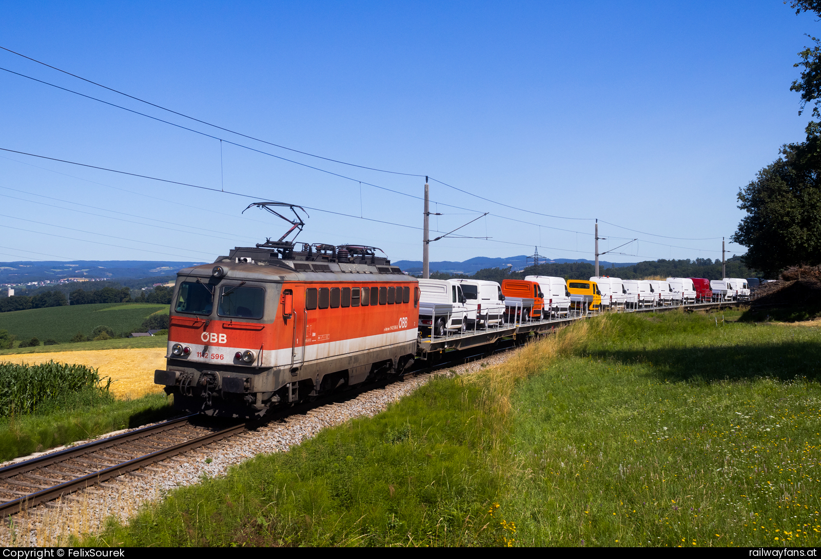 ÖBB 1142 596 in Gaisbach-Wartberg Summerauerbahn | Linz Hbf - Summerau Railwayfans