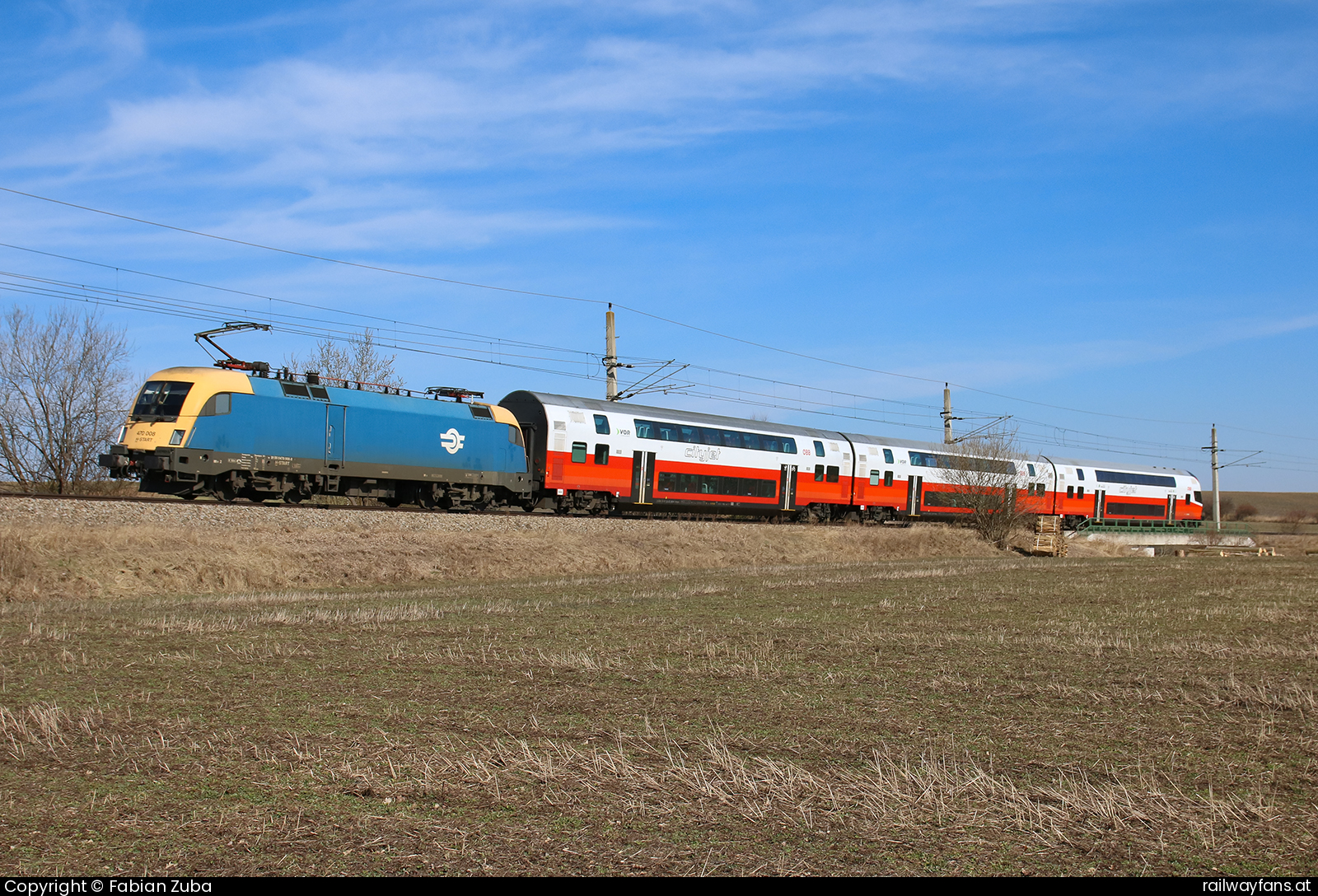 MÁV-START 470 008 in Prackenbach mit dem REX 2117 Franz-Josefsbahn | Wien FJB - Ceske Velenice Railwayfans