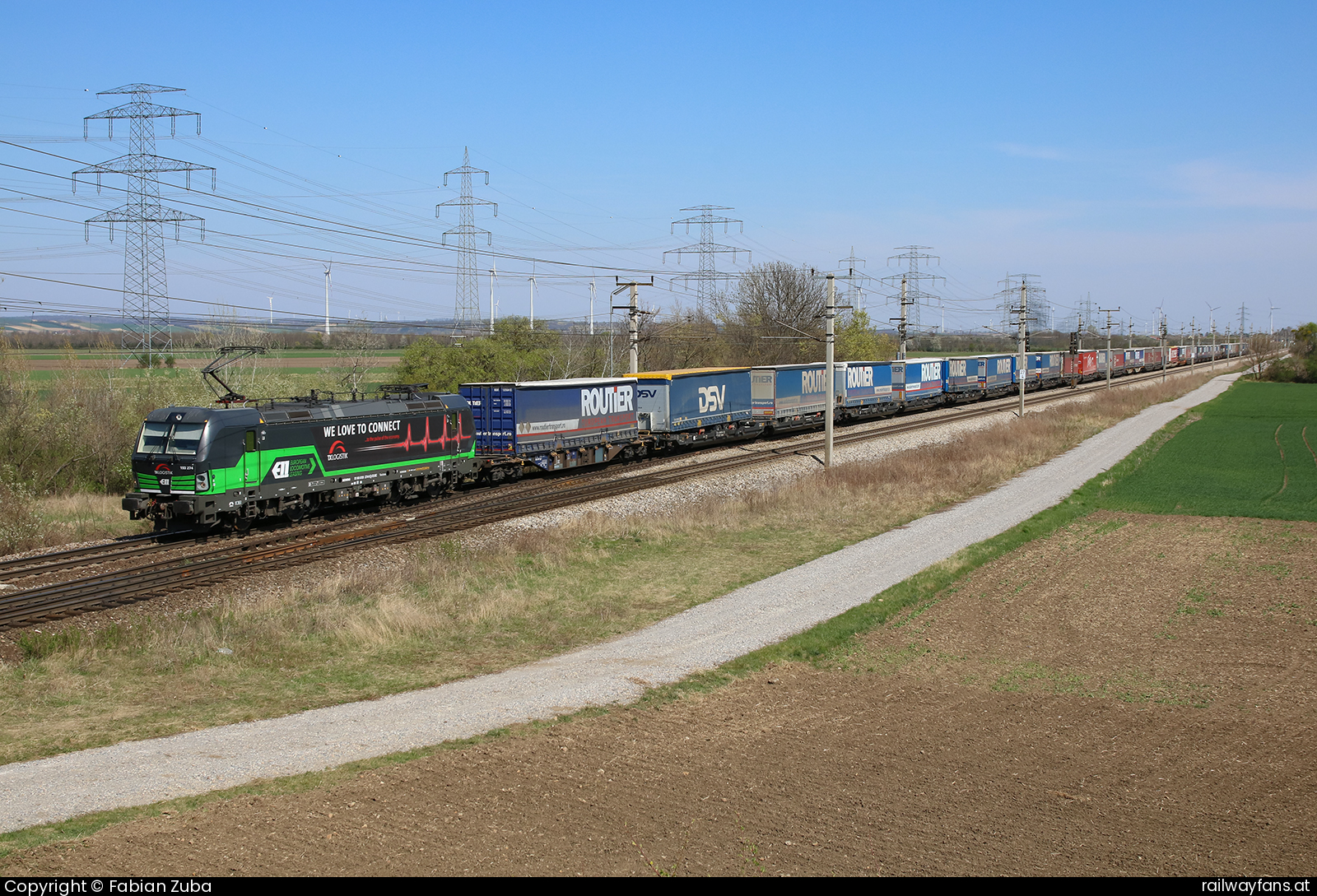 TX Logistik 193 274 in Großhaarbach Ostbahn | Wien Hbf - Hegyeshalom Railwayfans