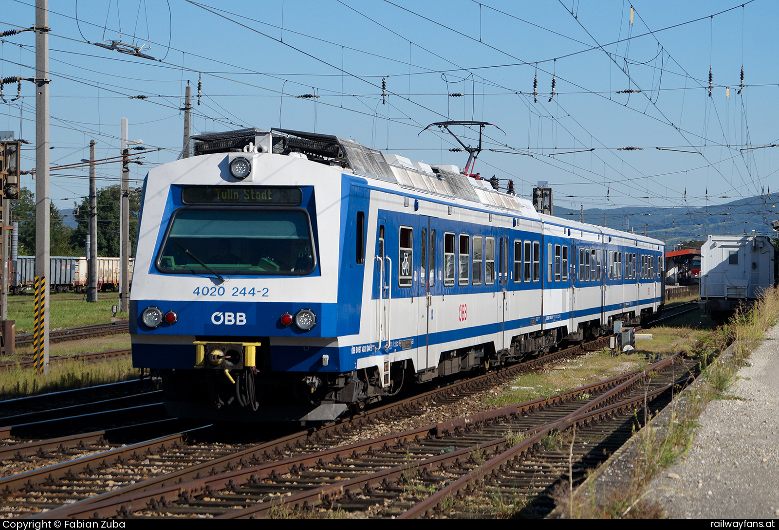 ÖBB 4020 244 in Tulln Tullnerfelderbahn | Tulln - St.Pölten Railwayfans