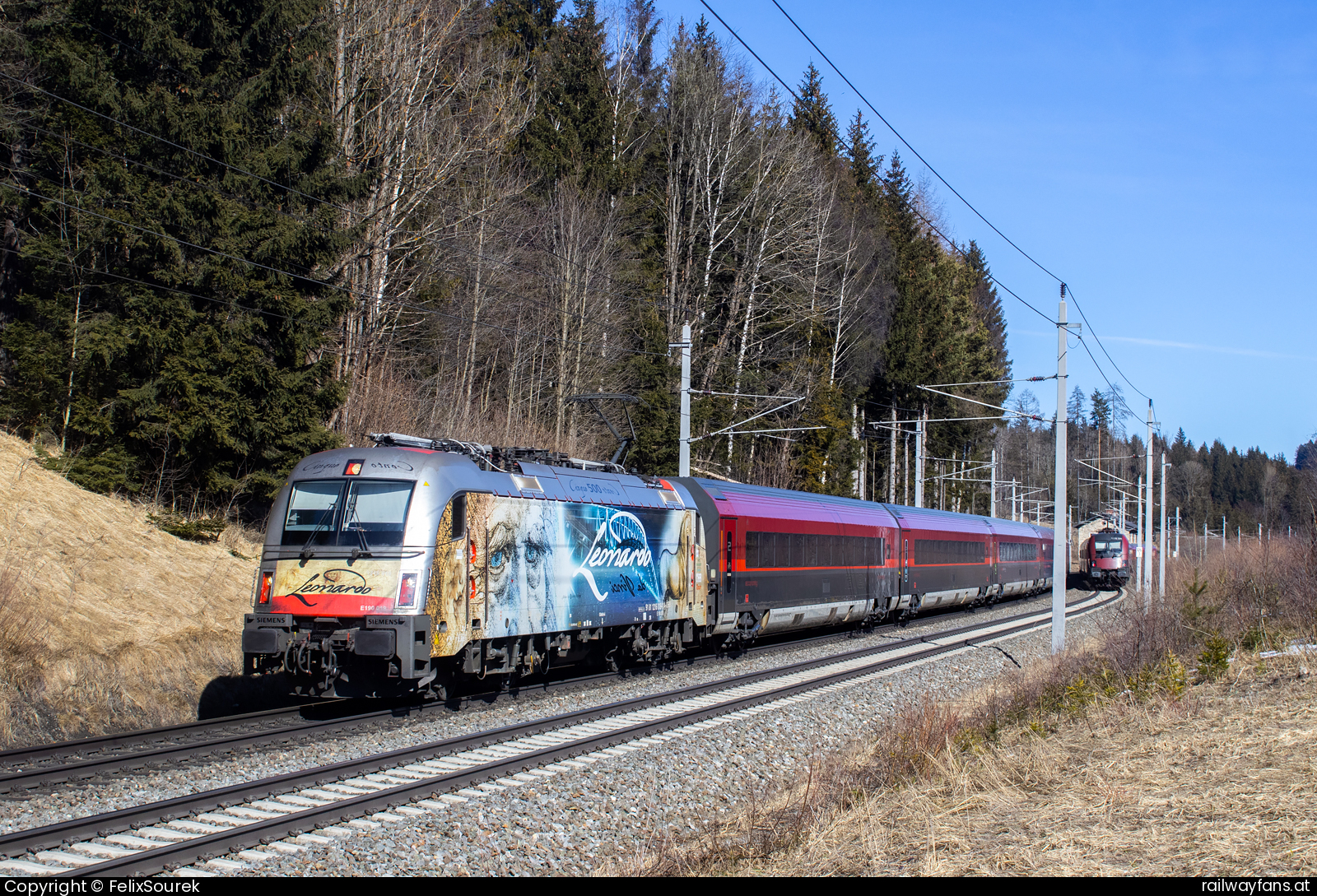 ÖBB 1216 019 in Prackenbach mit dem RJ 133 Südbahn | Wien Hbf -  Spielfeld Straß Railwayfans