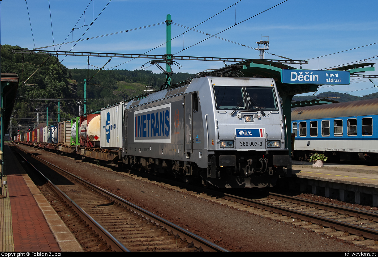 Metrans 386 007 in Prackenbach Dresden - Decin (Elbtalbahn) Railwayfans