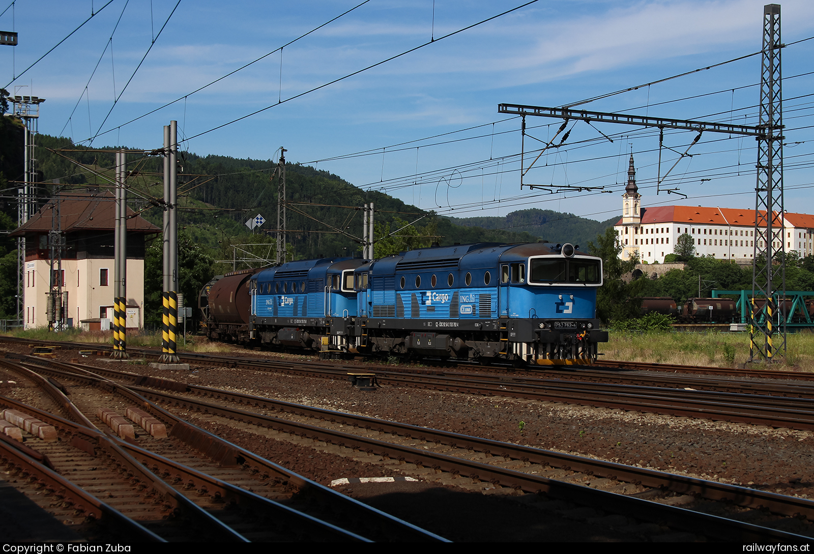 CD Cargo 753 762 in Decin hl.n. Dresden - Decin (Elbtalbahn) Railwayfans