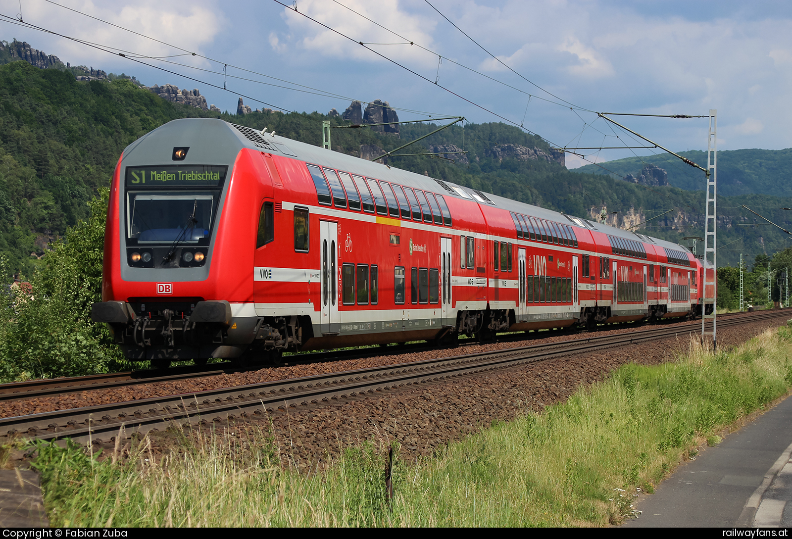 DB Regio 8681 091 in Krippen Dresden - Decin (Elbtalbahn) Railwayfans