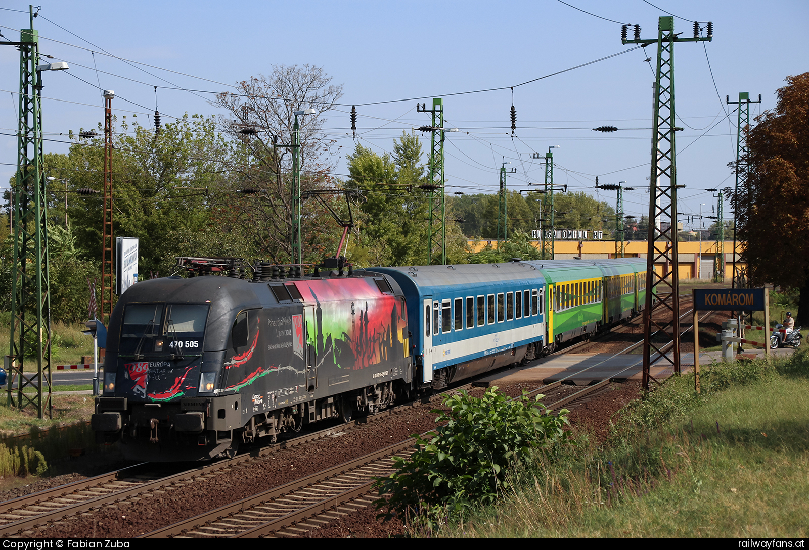 GYSEV 470 505 in Komarom Hegyeshalom - Budapest (Raaber Ostbahn) Railwayfans