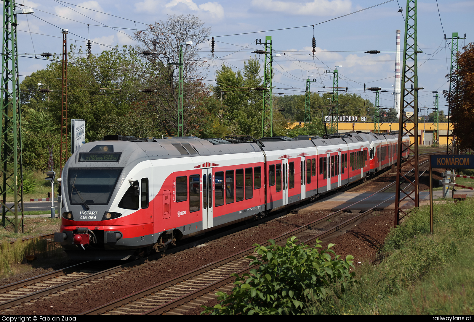 MÁV-START 415 054 in Prackenbach Hegyeshalom - Budapest (Raaber Ostbahn) Railwayfans