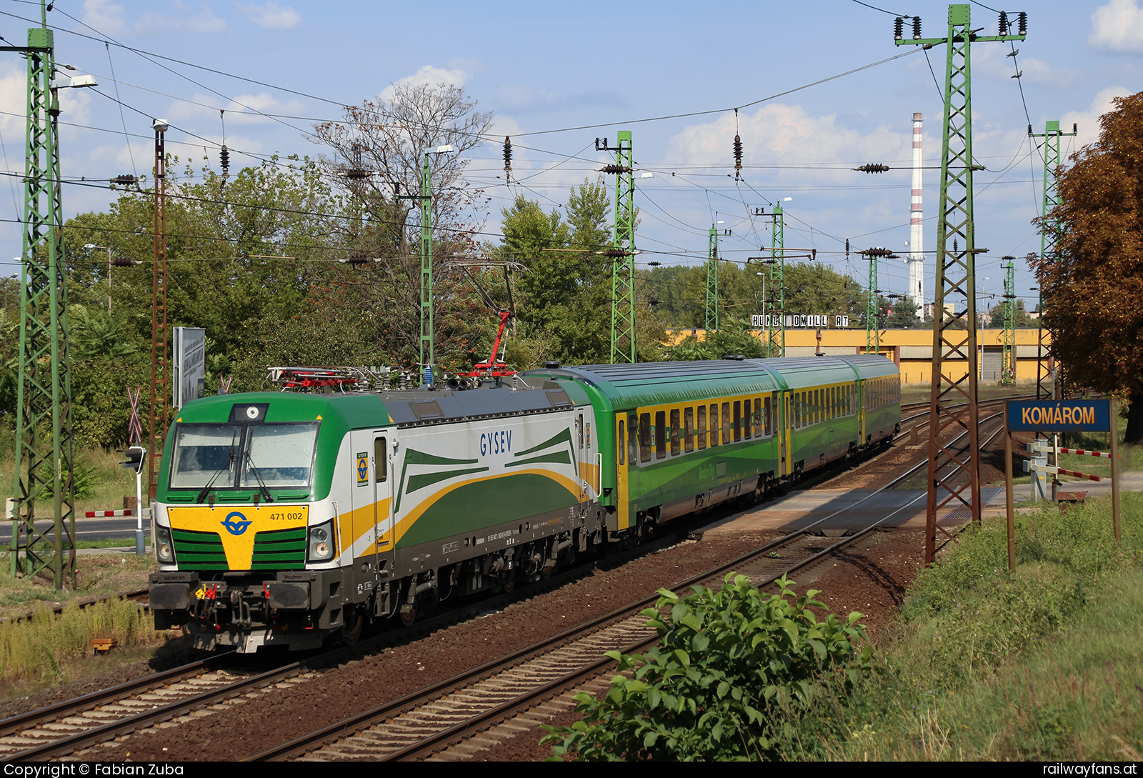 GYSEV 471 002 in Prackenbach Hegyeshalom - Budapest (Raaber Ostbahn) Railwayfans