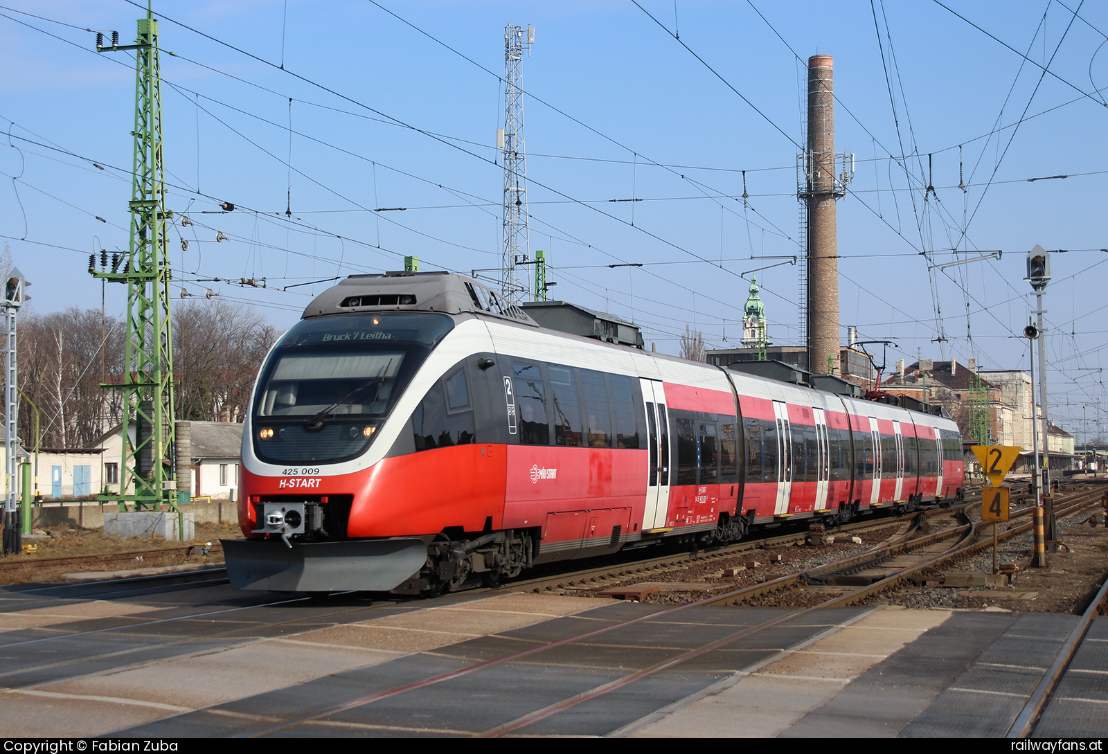 MÁV-START 425 009 in Prackenbach Hegyeshalom - Budapest (Raaber Ostbahn) Railwayfans