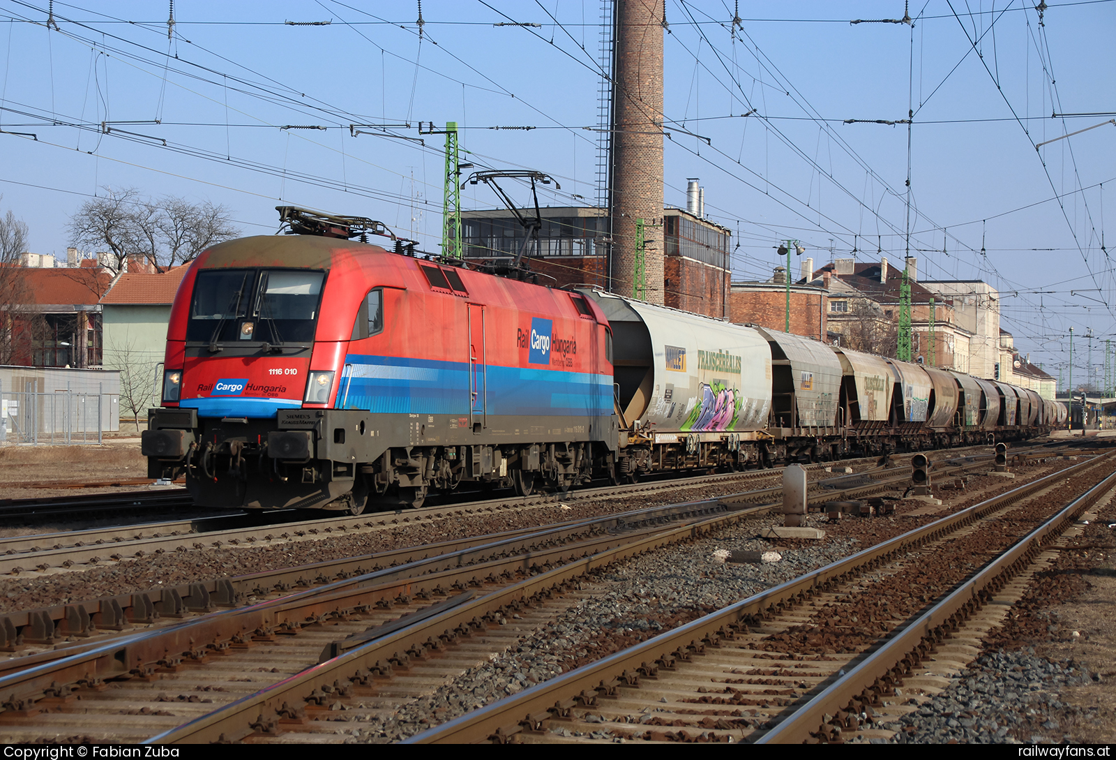 ÖBB 1116 010 in Györ Hegyeshalom - Budapest (Raaber Ostbahn) Railwayfans