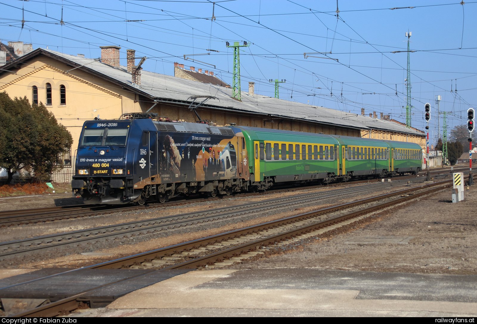 MÁV-START 480 004 in Prackenbach Hegyeshalom - Budapest (Raaber Ostbahn) Railwayfans