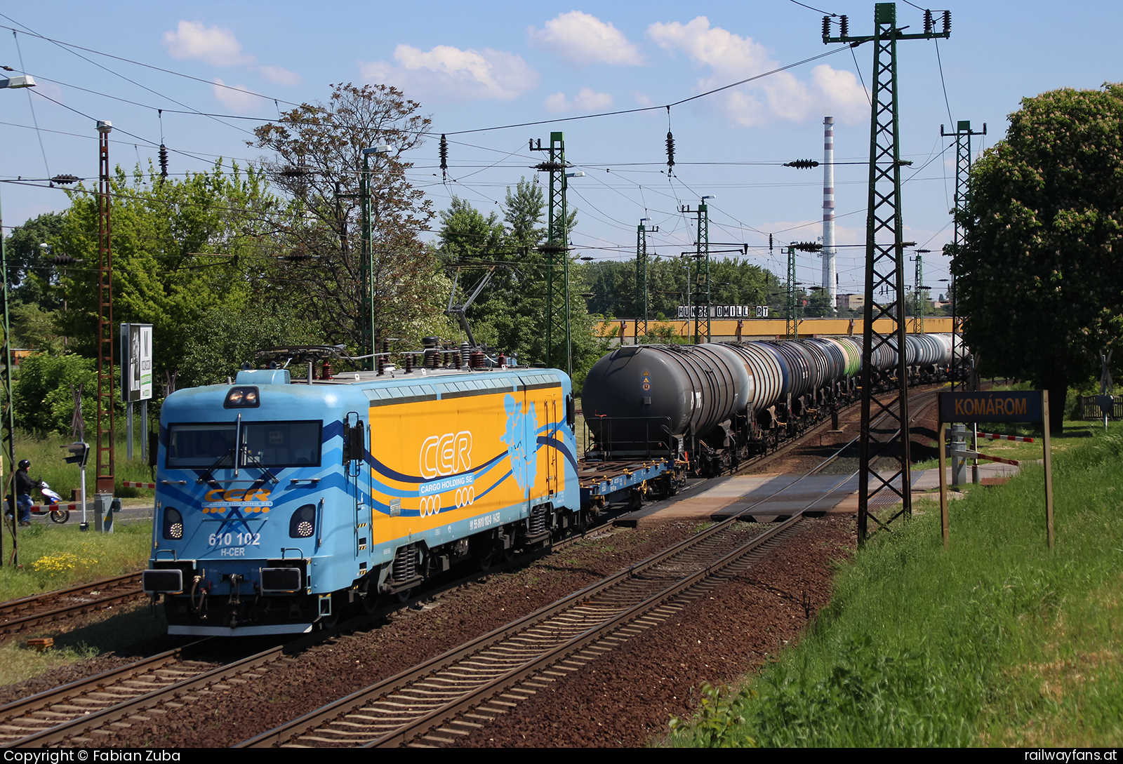 CER 610 102 in Komarom Hegyeshalom - Budapest (Raaber Ostbahn) Railwayfans