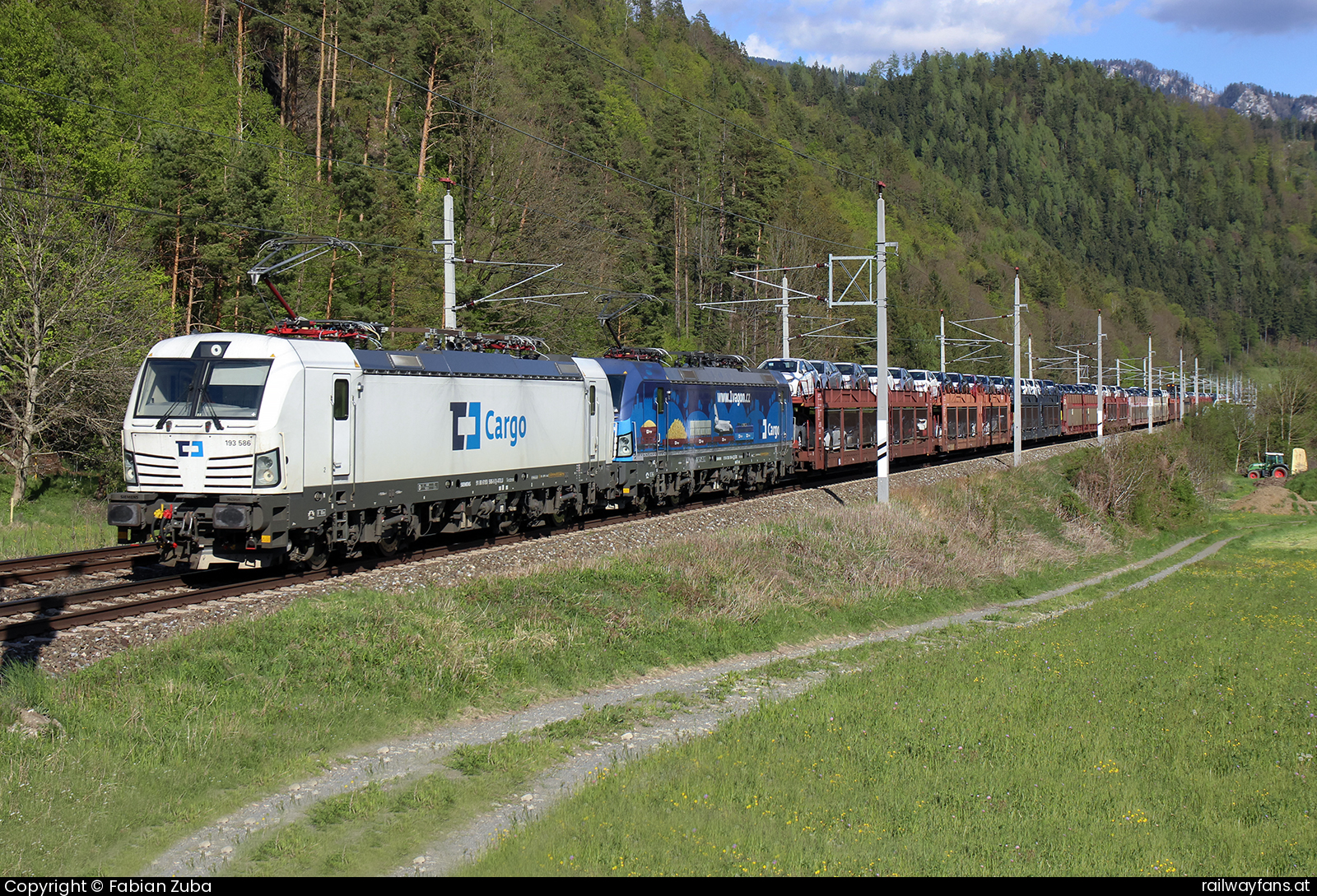 CD Cargo 193 586 in Prackenbach Südbahn | Wien Hbf -  Spielfeld Straß Railwayfans