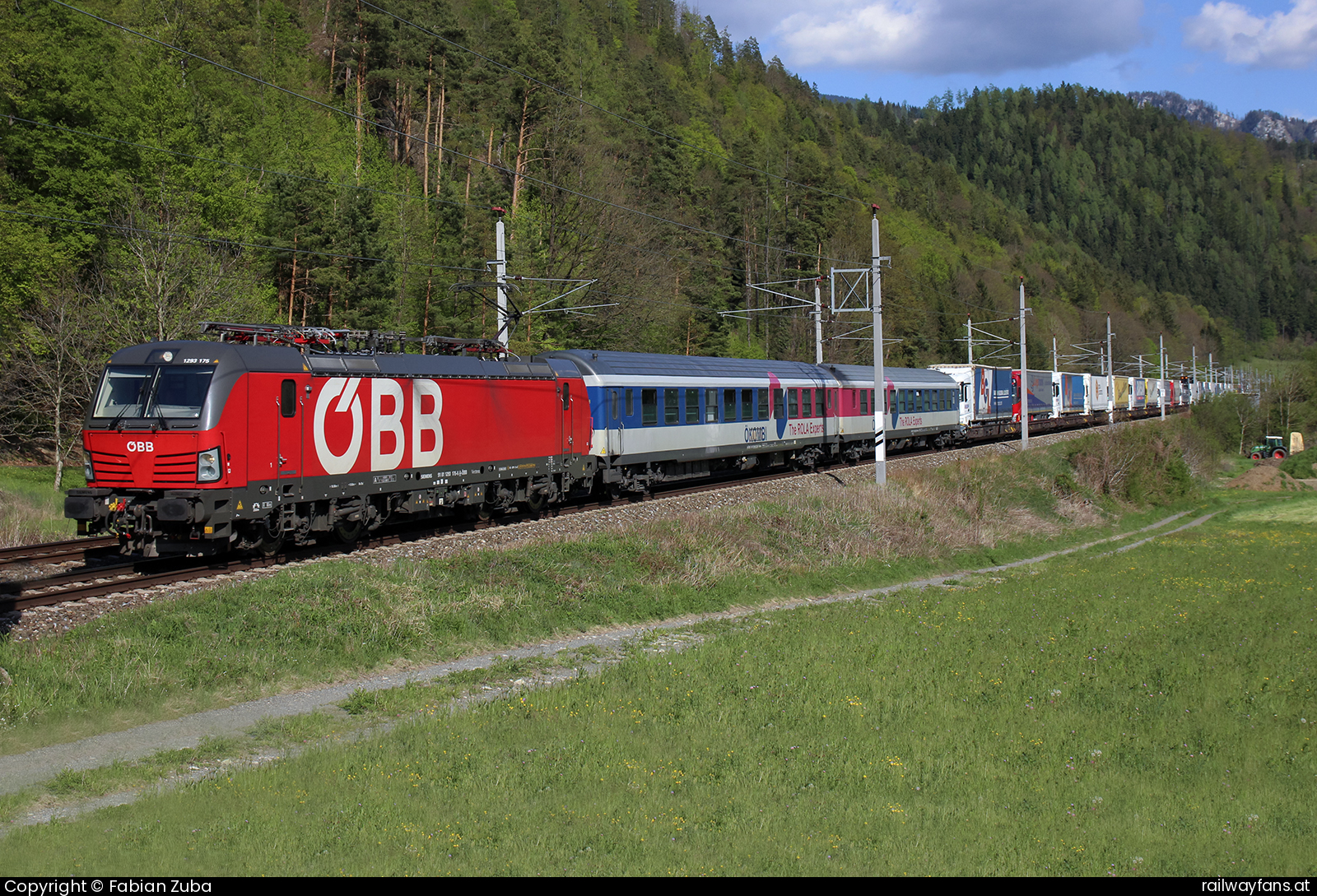 ÖBB 1293 175 in Prackenbach Südbahn | Wien Hbf -  Spielfeld Straß Railwayfans