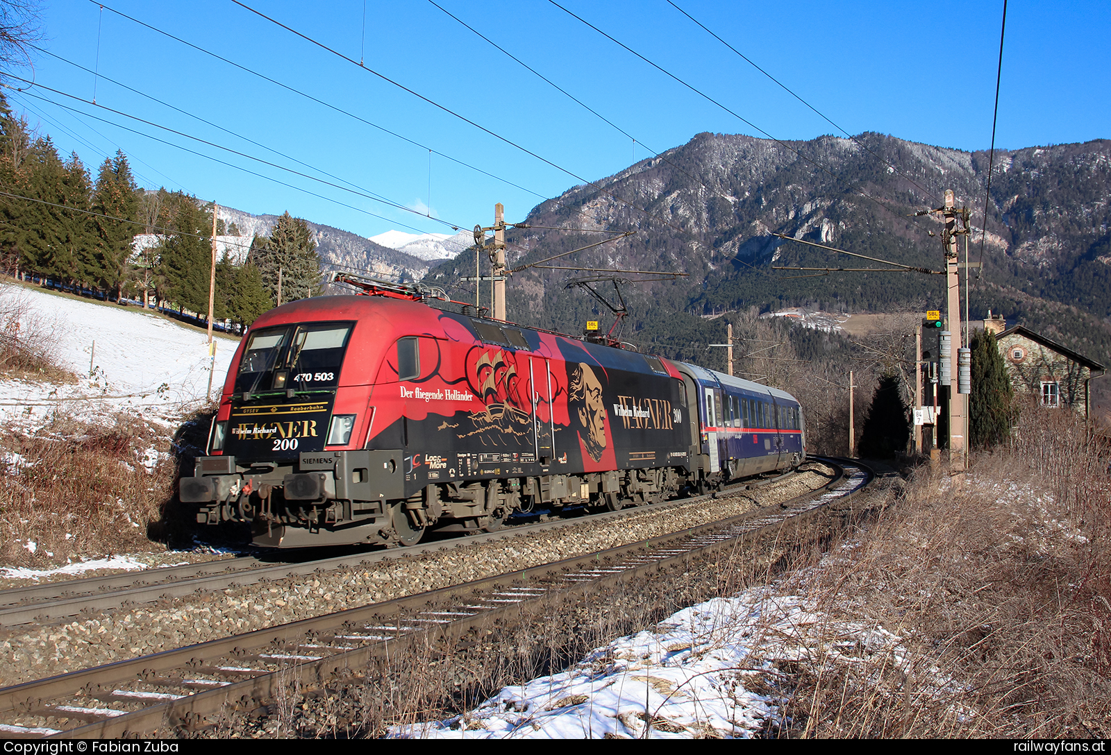 GYSEV 470 503 in Prackenbach mit dem EC 151 (Emona) Südbahn | Wien Hbf -  Spielfeld Straß Railwayfans