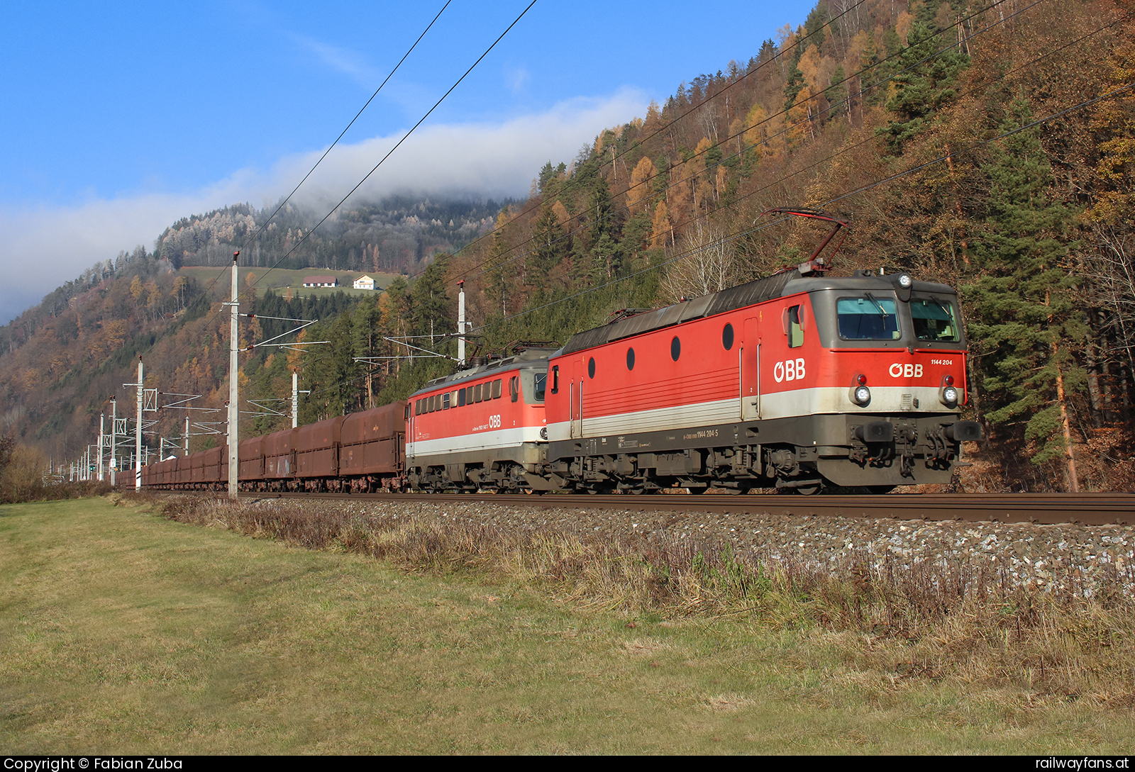 ÖBB 1144 204 in Kirchdorf Südbahn | Wien Hbf -  Spielfeld Straß Railwayfans