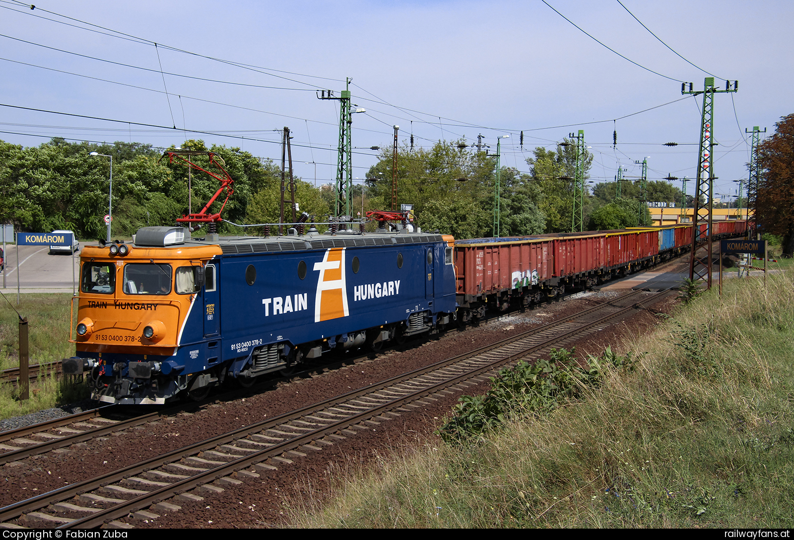 Train Hungary 400 378 in Großhaarbach Hegyeshalom - Budapest (Raaber Ostbahn) Railwayfans