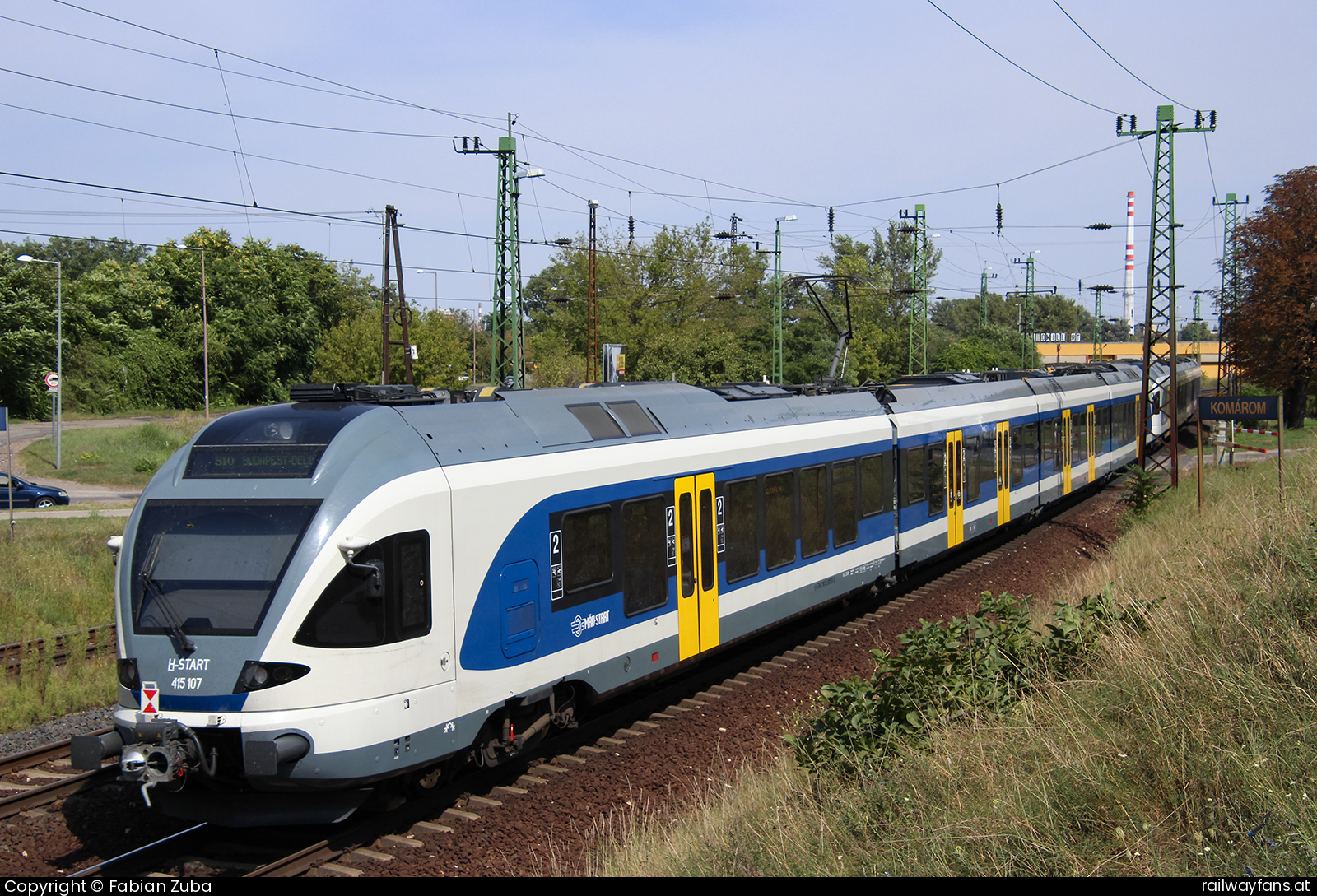 MÁV-START 415 107 in Prackenbach Hegyeshalom - Budapest (Raaber Ostbahn) Railwayfans