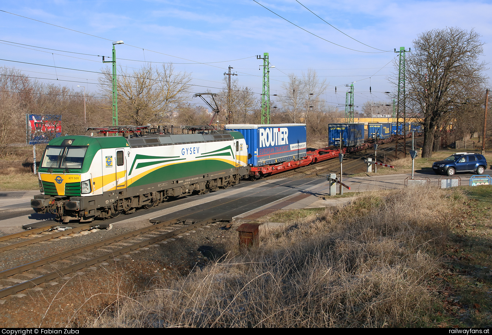 GYSEV 471 500 in Großhaarbach Hegyeshalom - Budapest (Raaber Ostbahn) Railwayfans