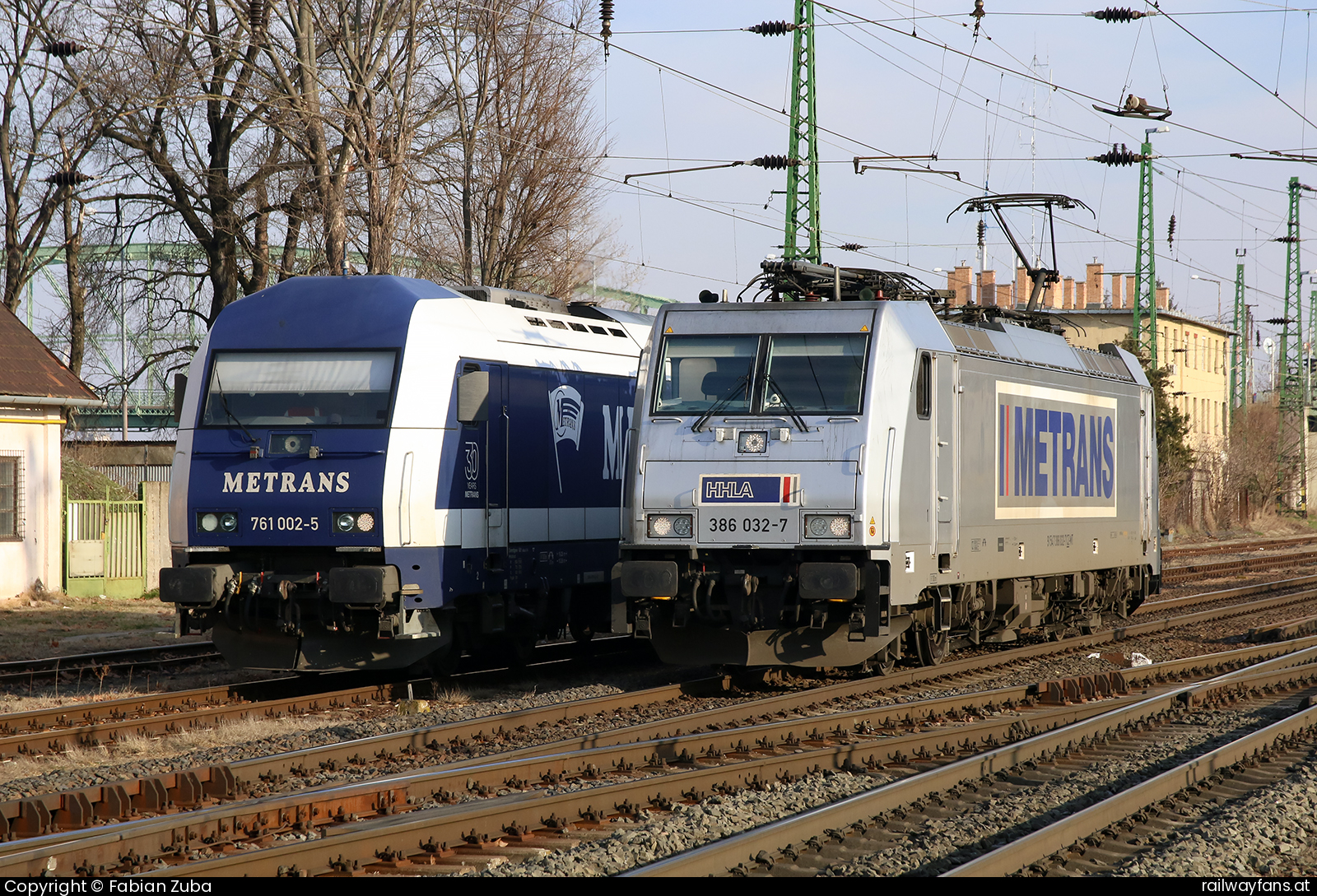 Metrans 386 032 in Komarom Hegyeshalom - Budapest (Raaber Ostbahn) Railwayfans