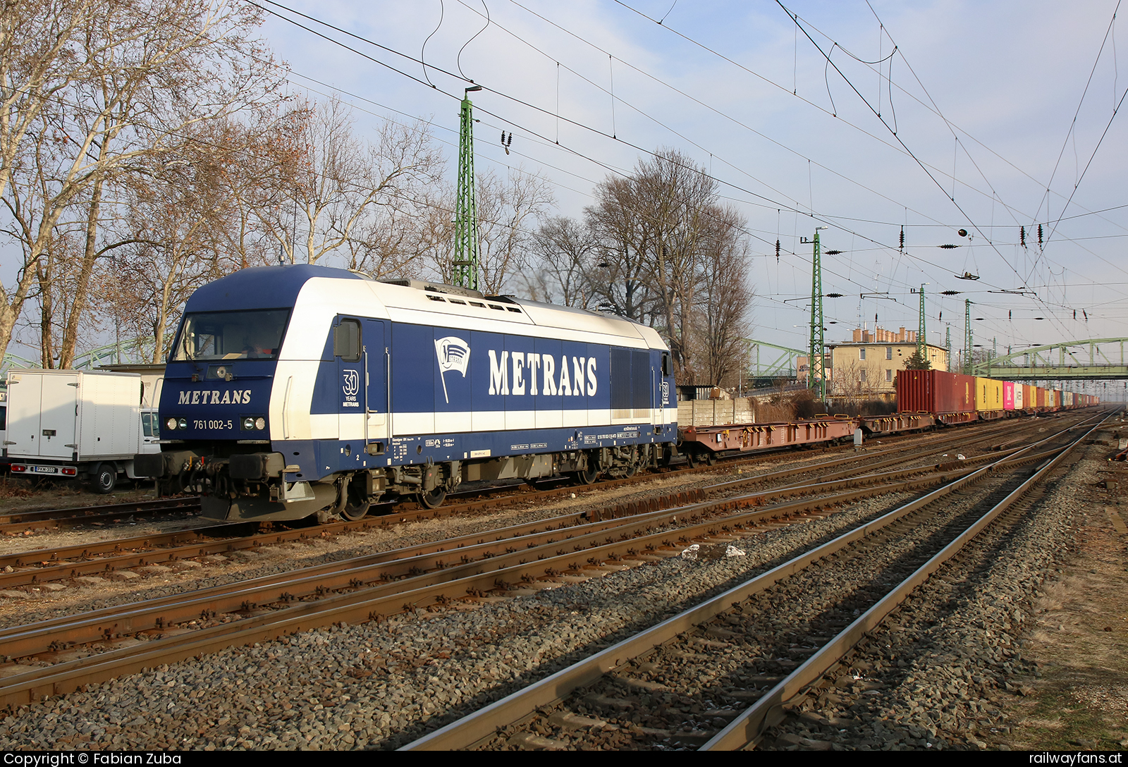 Metrans 761 002 in Großhaarbach Hegyeshalom - Budapest (Raaber Ostbahn) Railwayfans