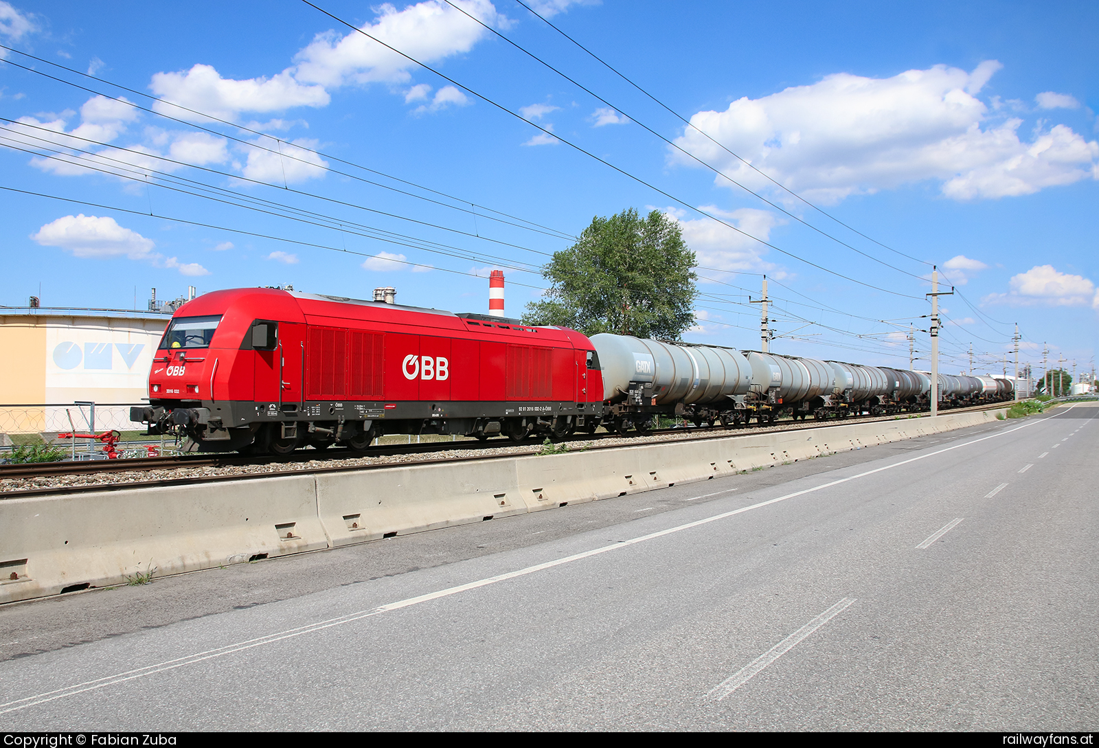 ÖBB 2016 032 in Mannswörth Pressburgerbahn | Wien Rennweg - Wolfsthal Railwayfans