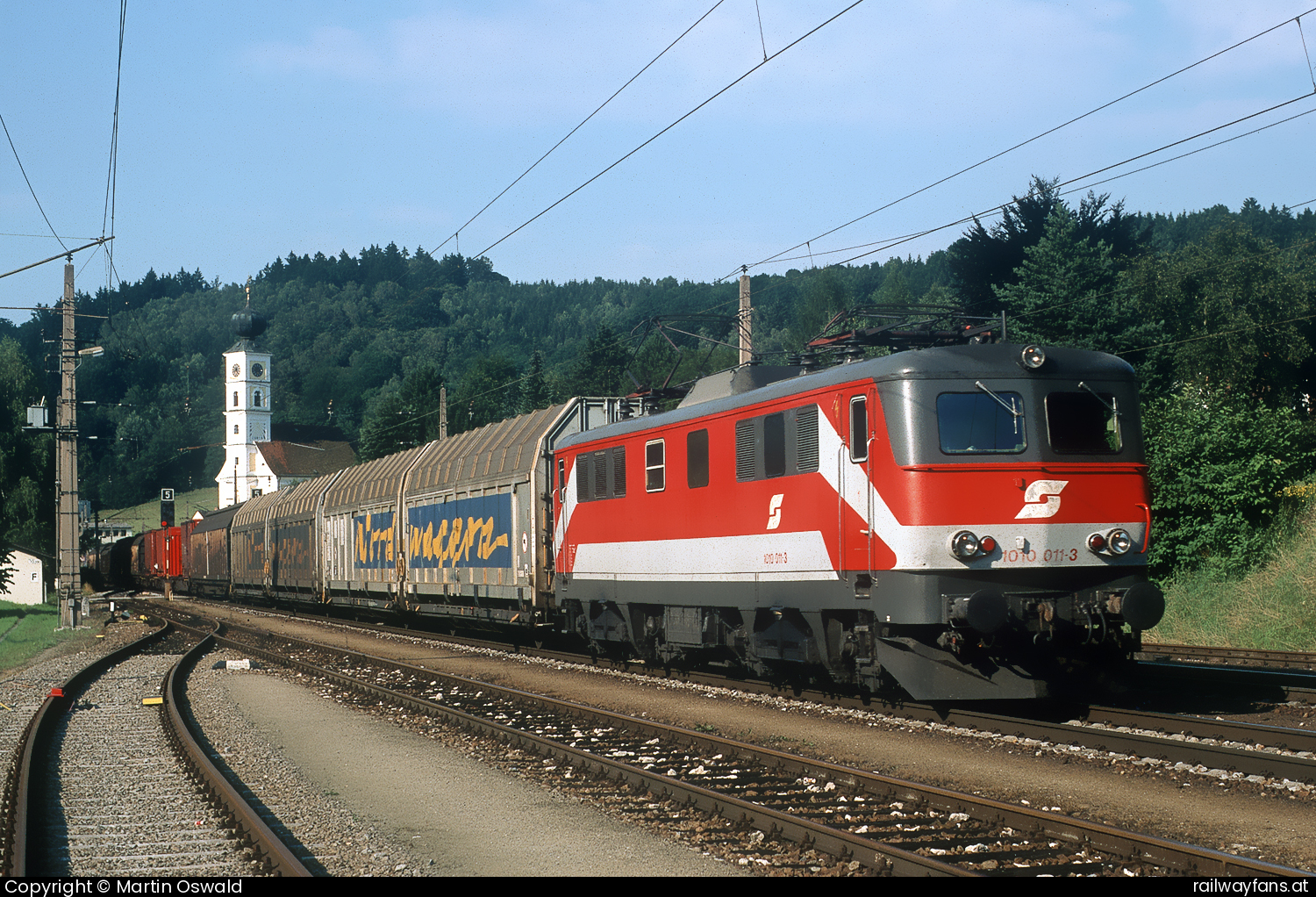 ÖBB 1010 011 in Wernstein mit dem 47337 Passauerbahn | Linz Hbf - Passau Hbf Railwayfans