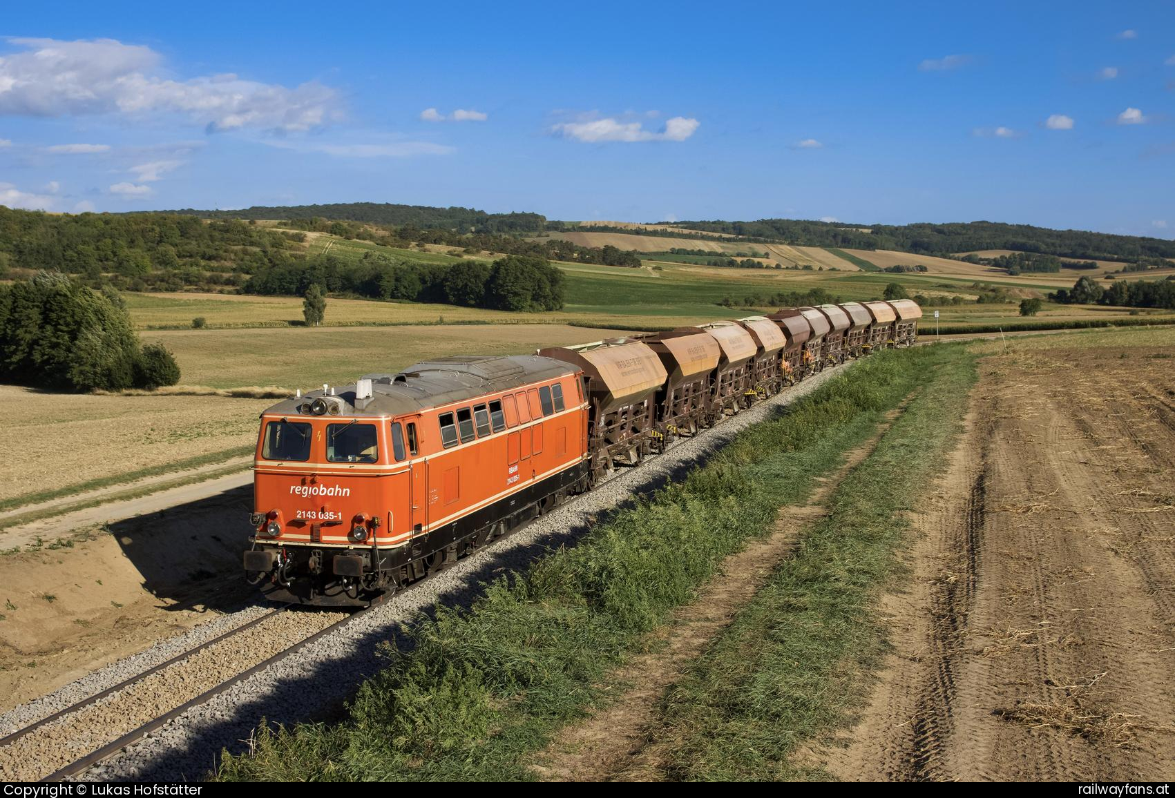 Regiobahn 2143 035 in Prackenbach Lokalbahnhof Korneuburg-Ernstbrunn Railwayfans