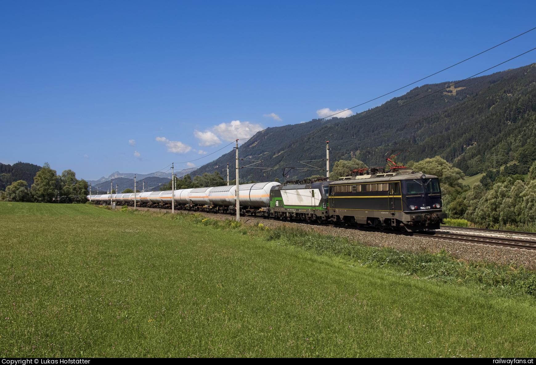 Pro Lok 1142 579 in Rottenmann mit dem SDG 47891 Leoben Hbf - Selzthal Railwayfans