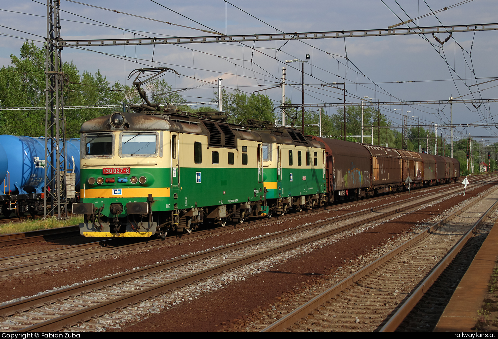 České dráhy 130 027 in Detmarovice Bohumin - Zebrzydowice Railwayfans