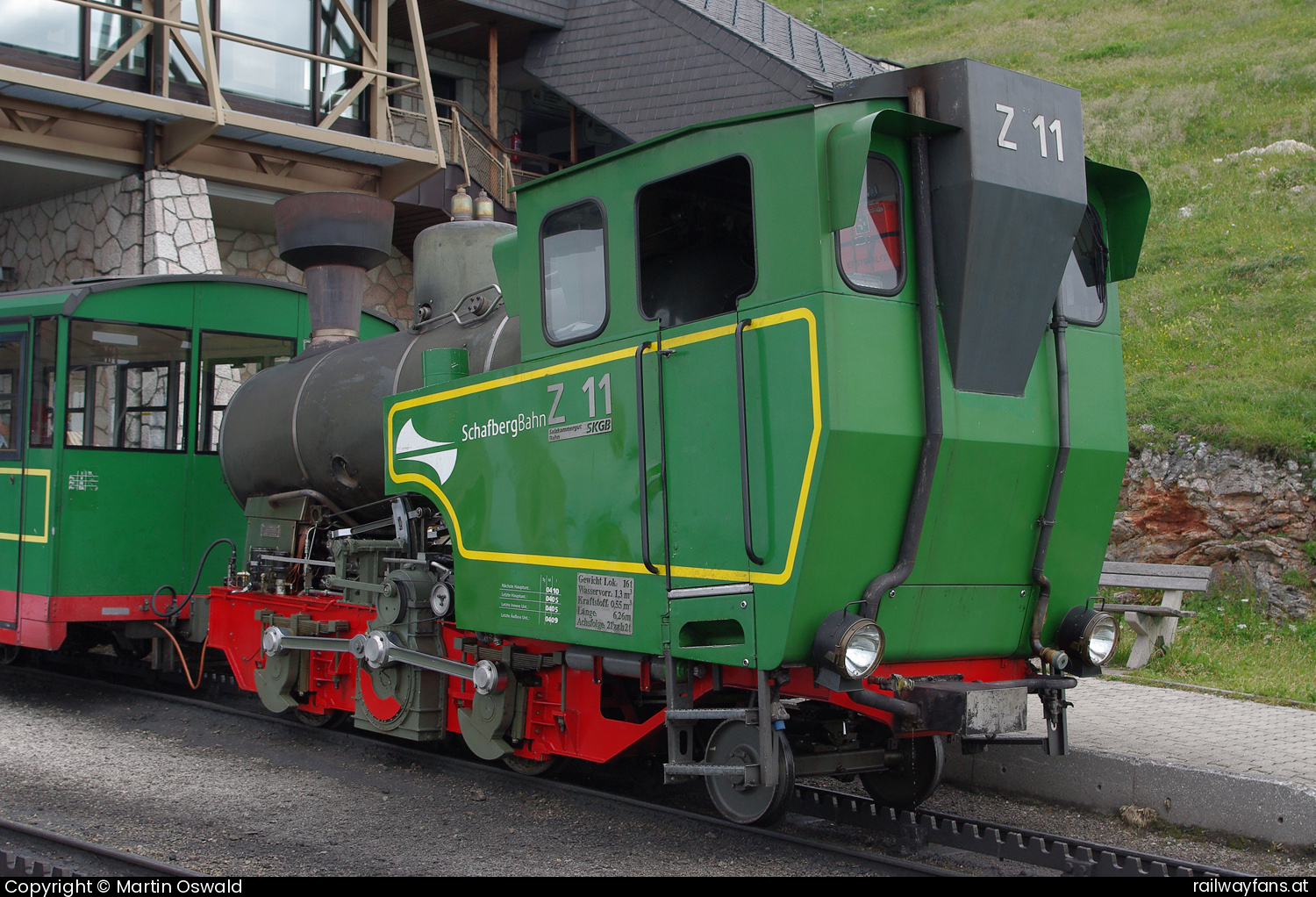 SKGB Z11 in Schafbergspitze Schafbergbahn Railwayfans