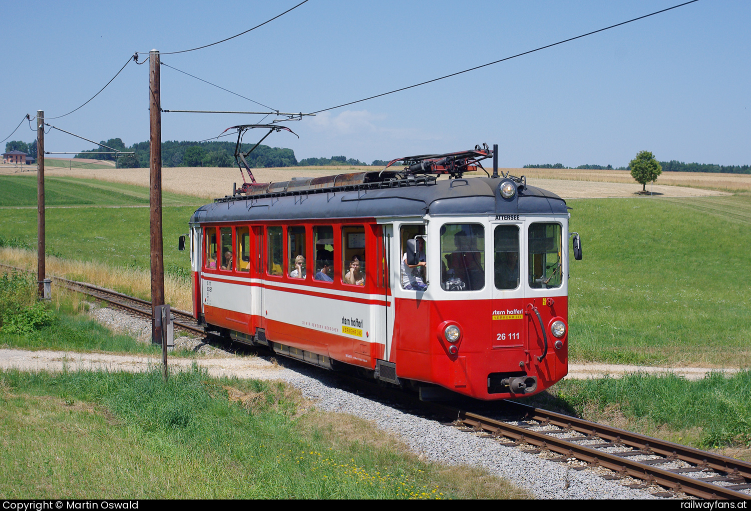 Stern & Hafferl ET26 111 in Kogl Vöcklamarkt - Attersee Railwayfans