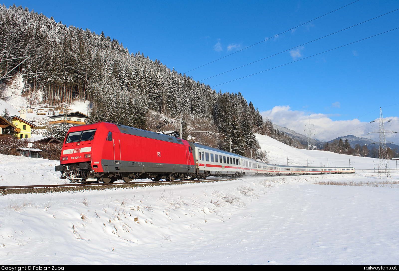 DB Fernverkehr AG 101 006 in Dechantswiese  Railwayfans