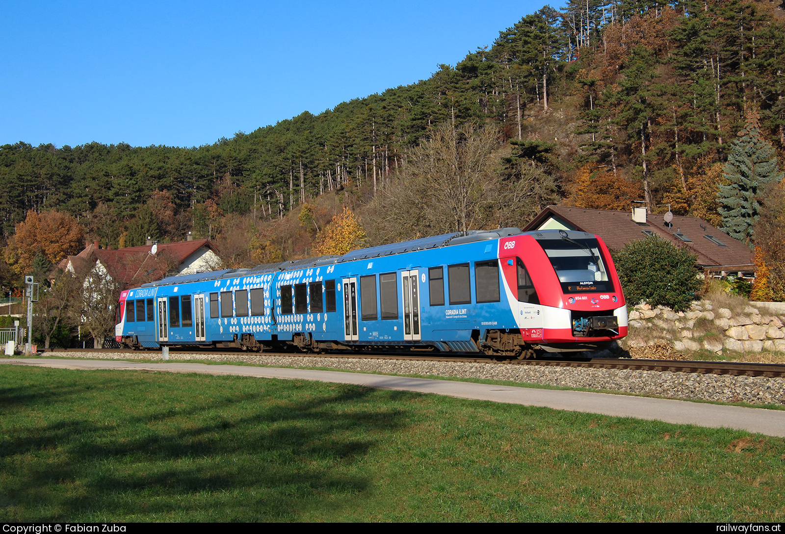 Alstom Transport Deutschland 654 601 in Markt Piesting  Railwayfans