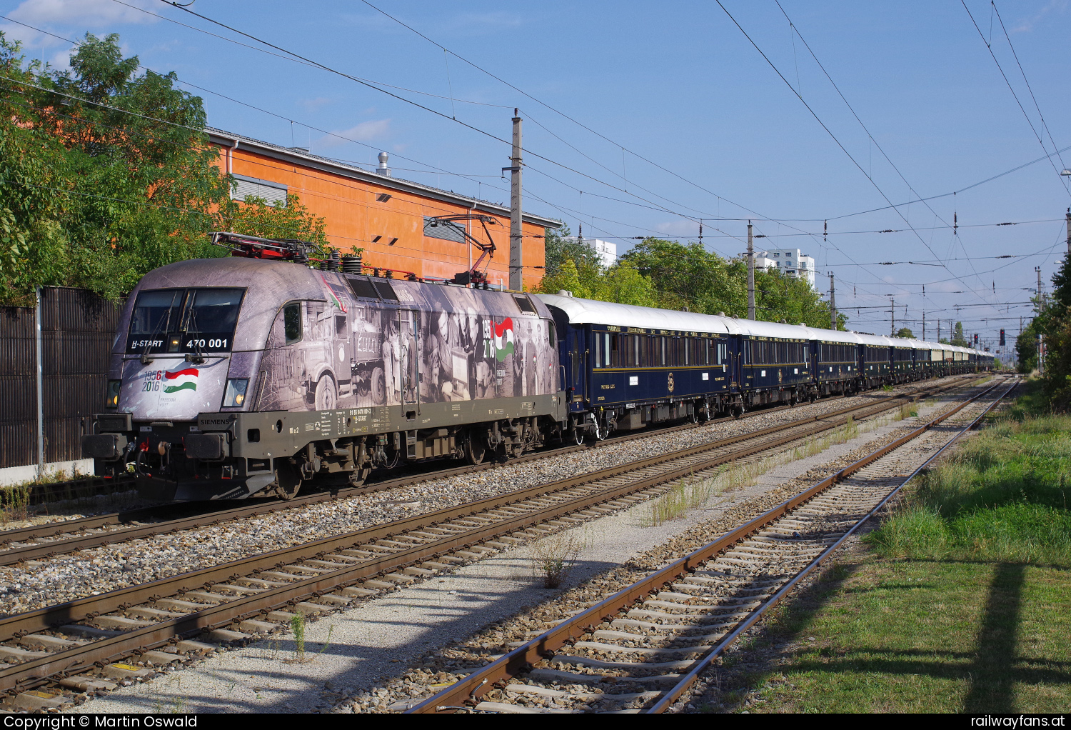 MÁV-START 470 001 in Wien Oberlaa  Railwayfans