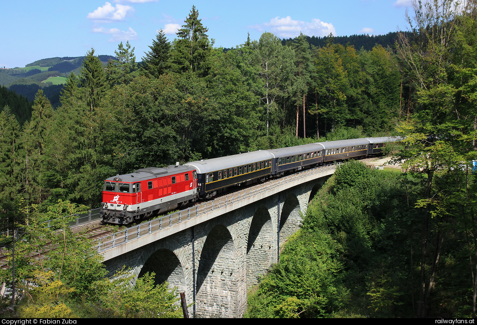 Pro Lok 2143 067 in Kleiner Hartberg-Viadukt  Railwayfans