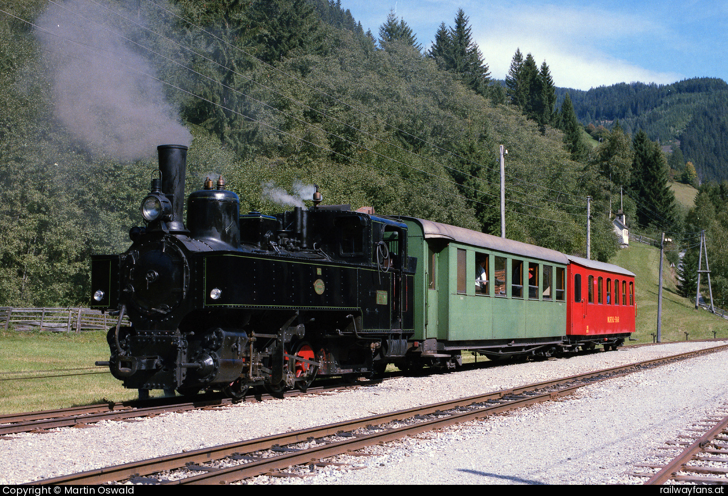 StLB Bh1 in Ramingstein Thomatal Murtalbahn Railwayfans